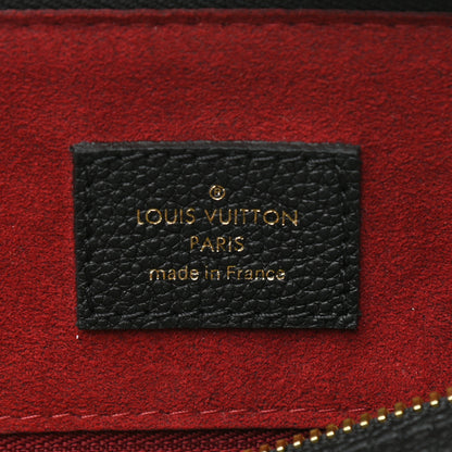 Louis Vuitton Empreinte Monogram Giant Speedy Bandouliere 25 Black Beige 6 of 9