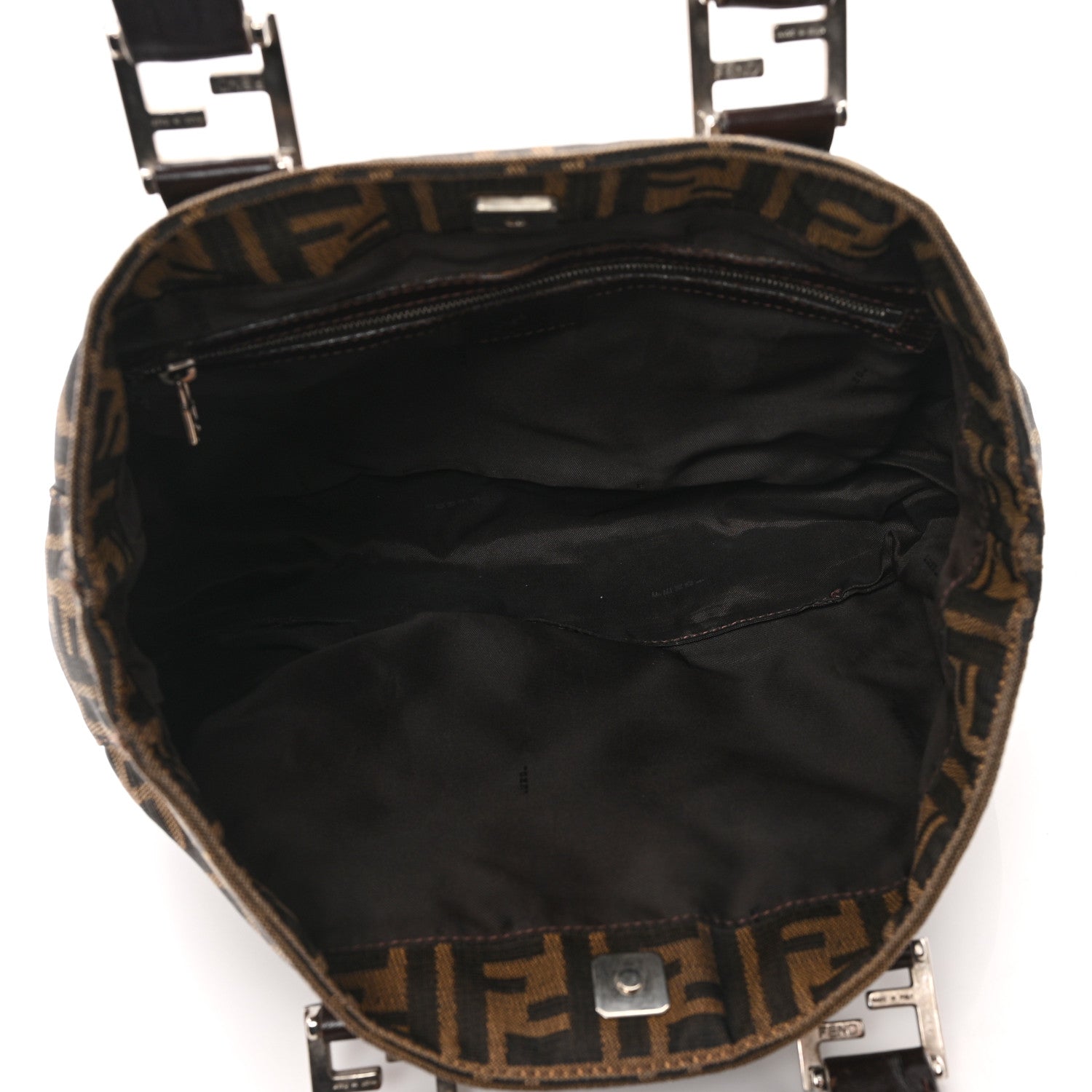 Fendi Zucca Small Holdall Tote Tobacco 5 of 12