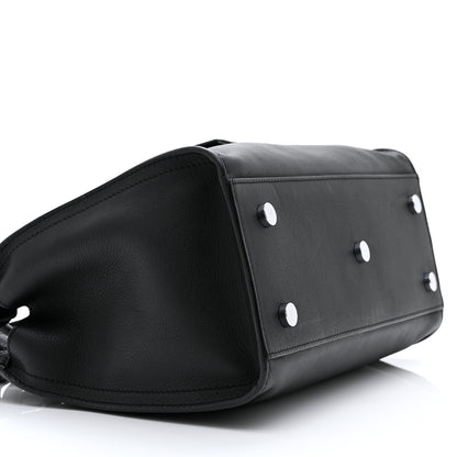 Saint Laurent Calfskin Monogram Baby Downtown Cabas Black 9 of 10