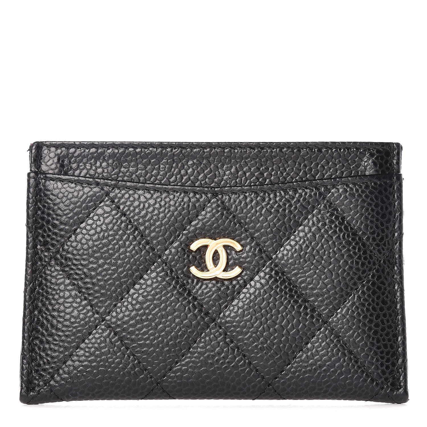 Chanel Caviar Quilted Card Holder Black 1 of 12