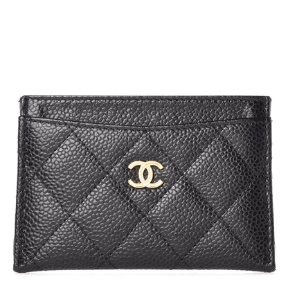 Chanel Caviar Quilted Card Holder Black 1 of 12