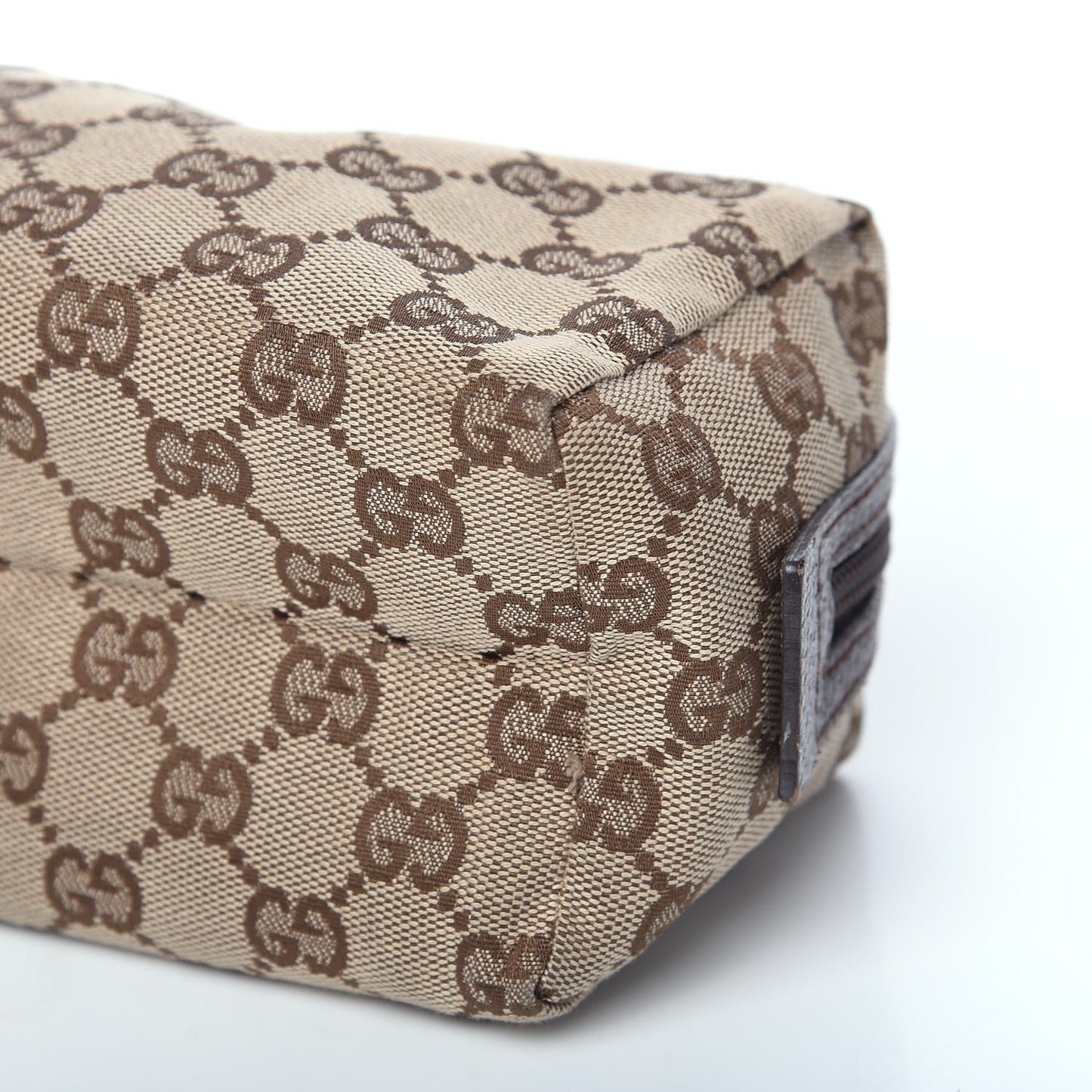 Monogram Large Cosmetic Case Brown