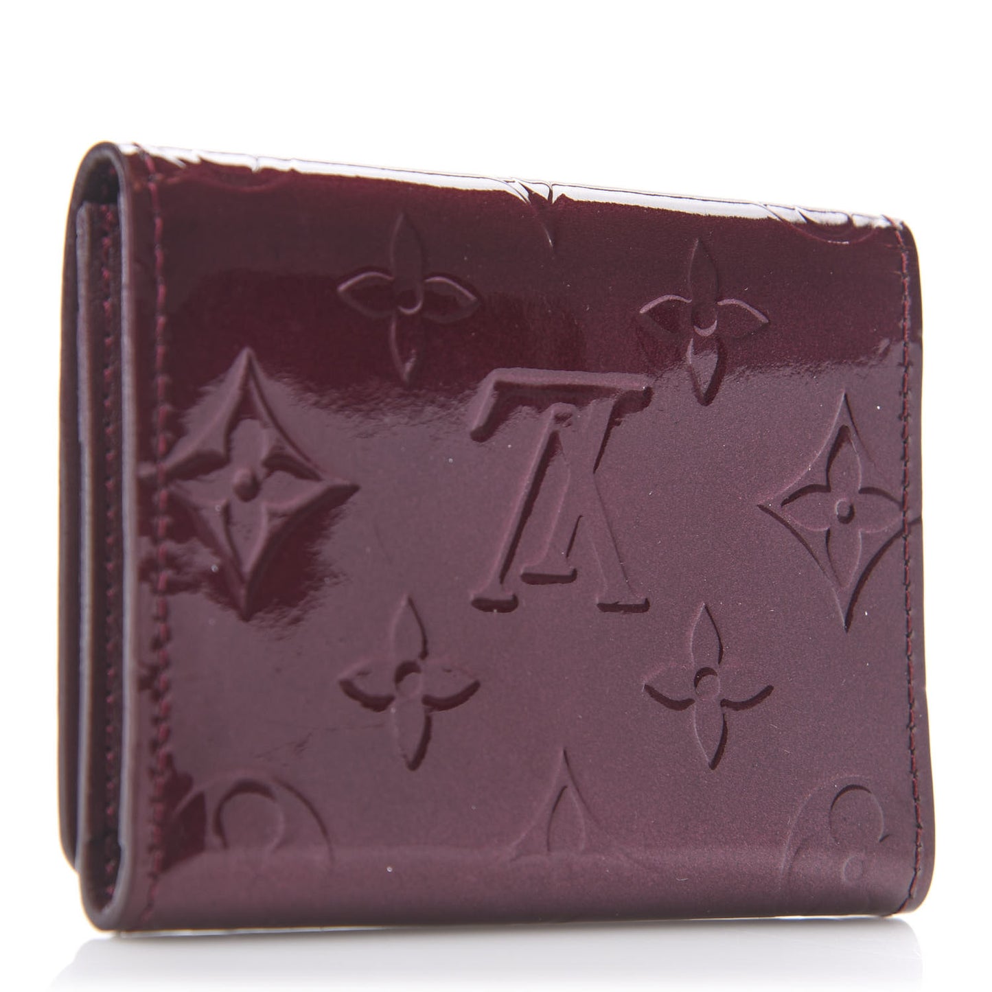Vernis Business Card Holder Rouge Fauviste