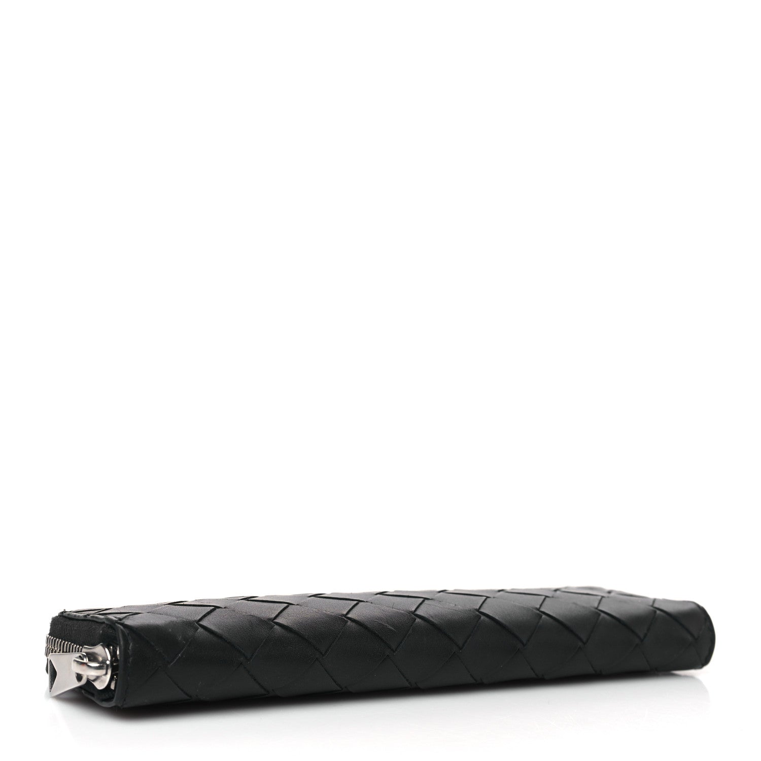 Bottega Veneta Nappa Intrecciato Long Zip Pouch Black 4 of 6