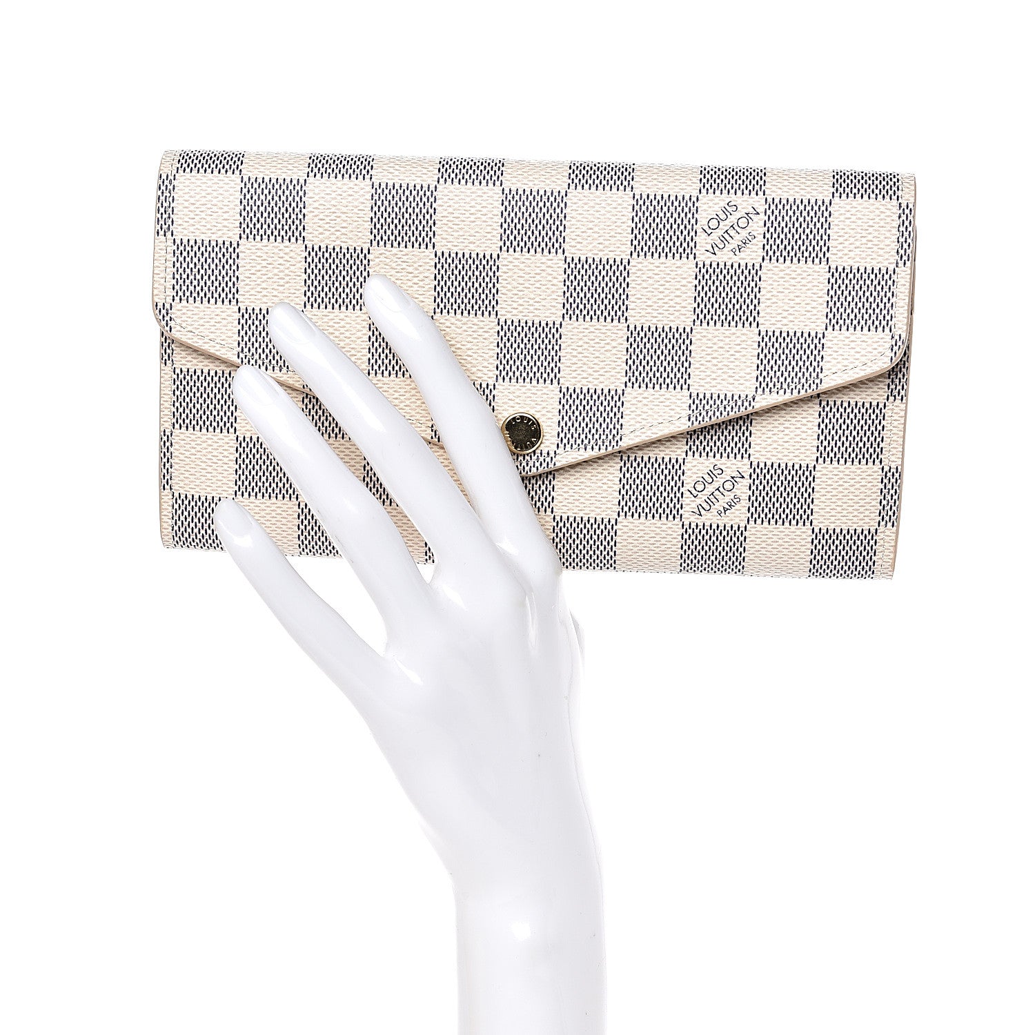 Louis Vuitton Damier Azur Sarah Wallet NM 2 of 8
