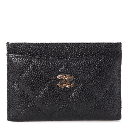 Chanel Caviar Quilted Card Holder Black 1 of 7