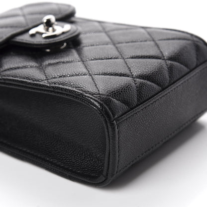 Chanel Caviar Quilted Classic Phone Holder Black 6 of 12