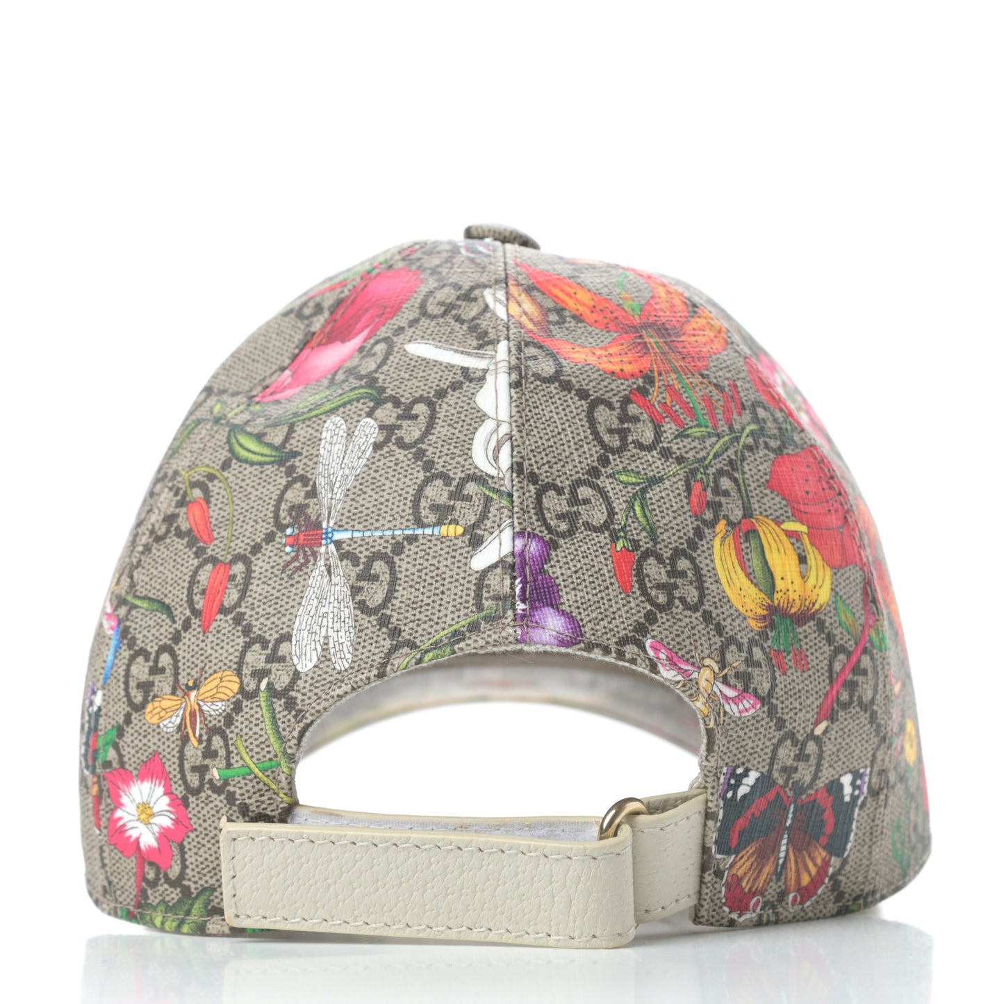 GG Supreme Flora Claudia Baseball Hat 56 S White
