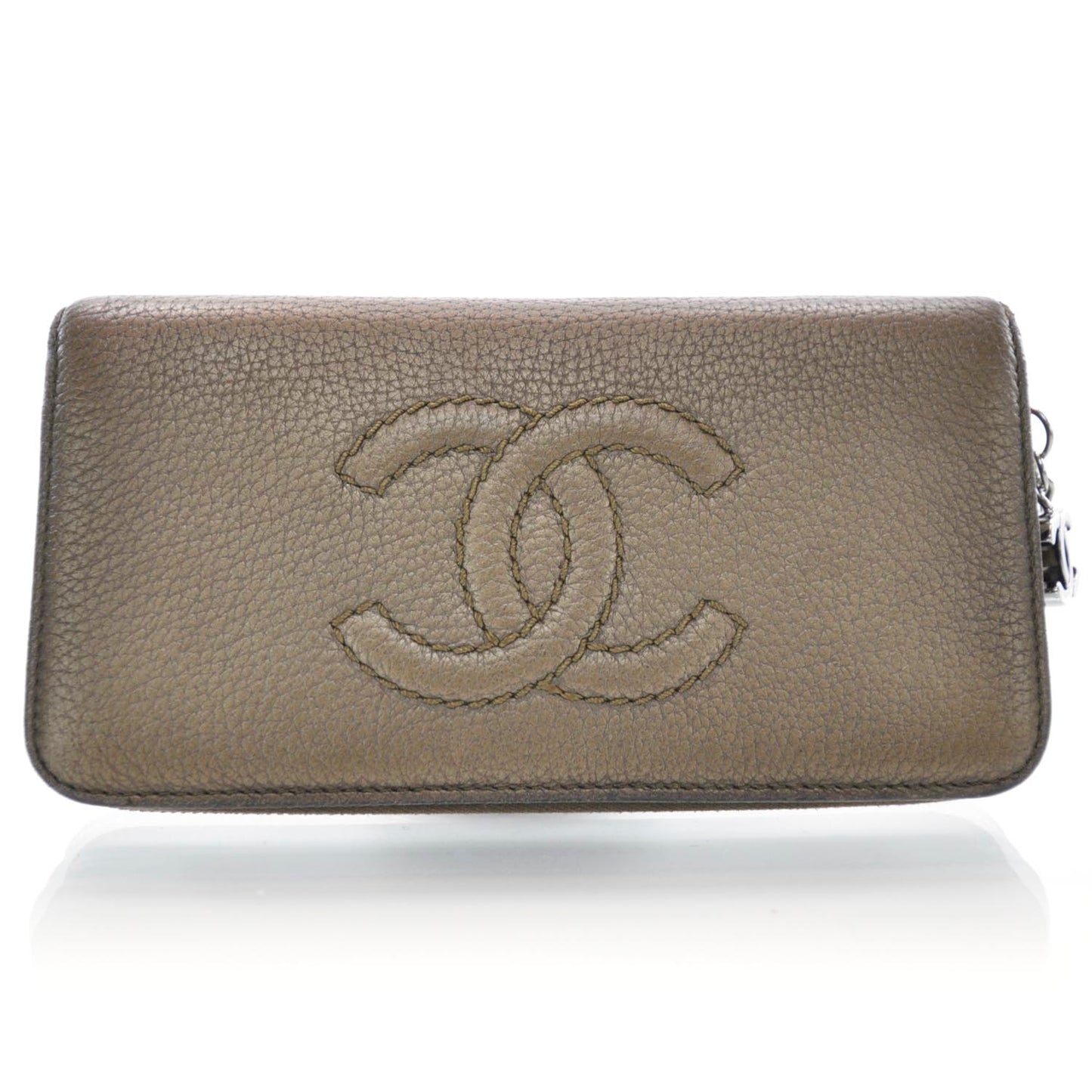 Leather Luxe Ligne Wallet Bronze