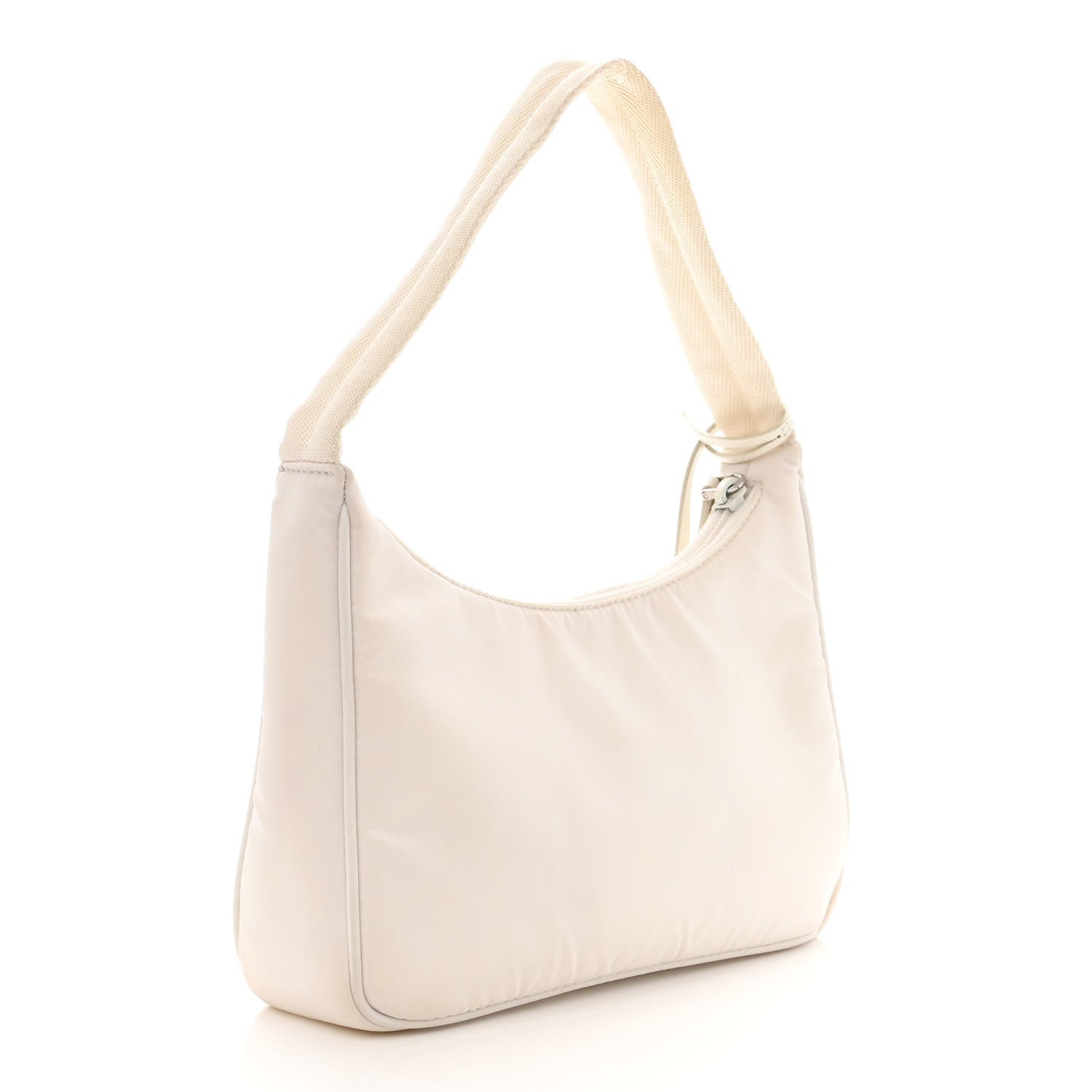 Prada Tessuto Nylon Mini Re-Edition 2000 Bag White 3 of 11