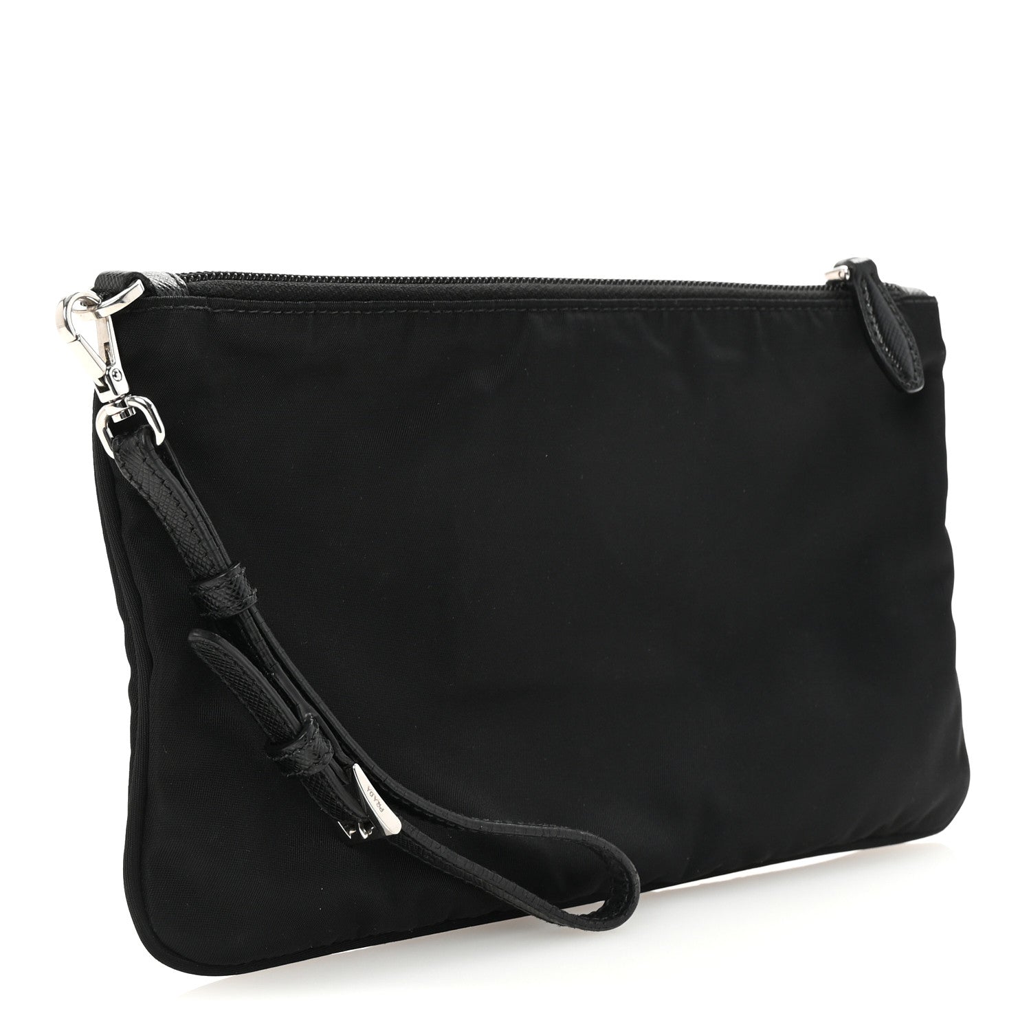 Prada Tessuto Nylon Vela Wristlet Black 3 of 6