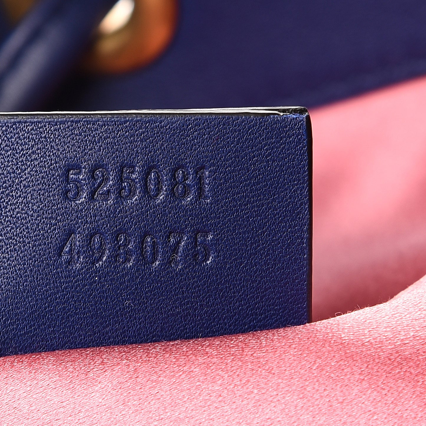 Velvet Matelasse GG Marmont Bucket Bag Cobalt Blue