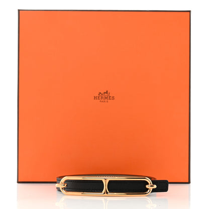 Hermes Swift Epsom 13mm Roulis Belt 85 Etoupe Black 7 of 7