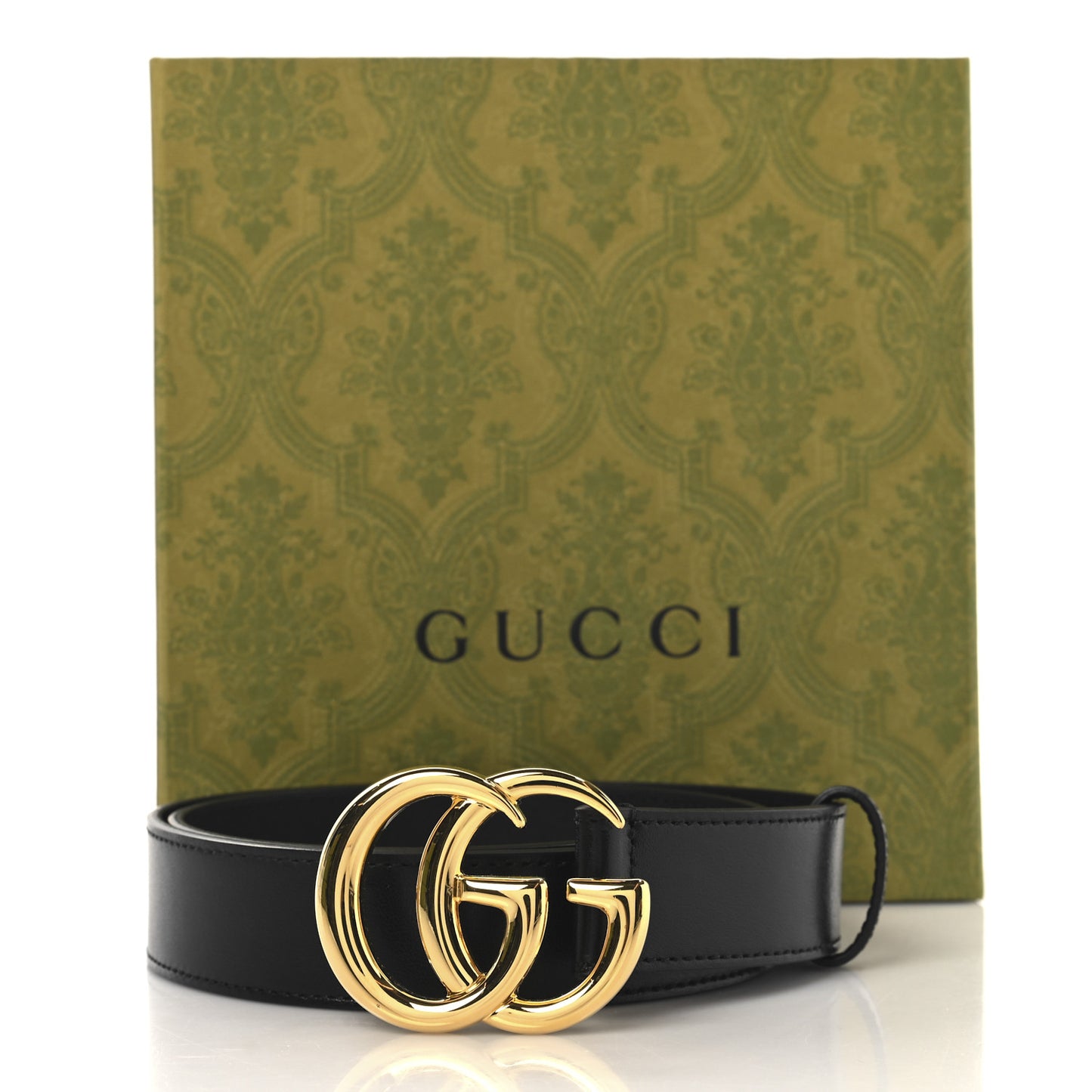 Calfskin Double G 30mm Belt 75 30 Black