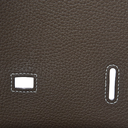 Hermes Taurillon Clemence Jypsiere 28 Etoupe 8 of 11