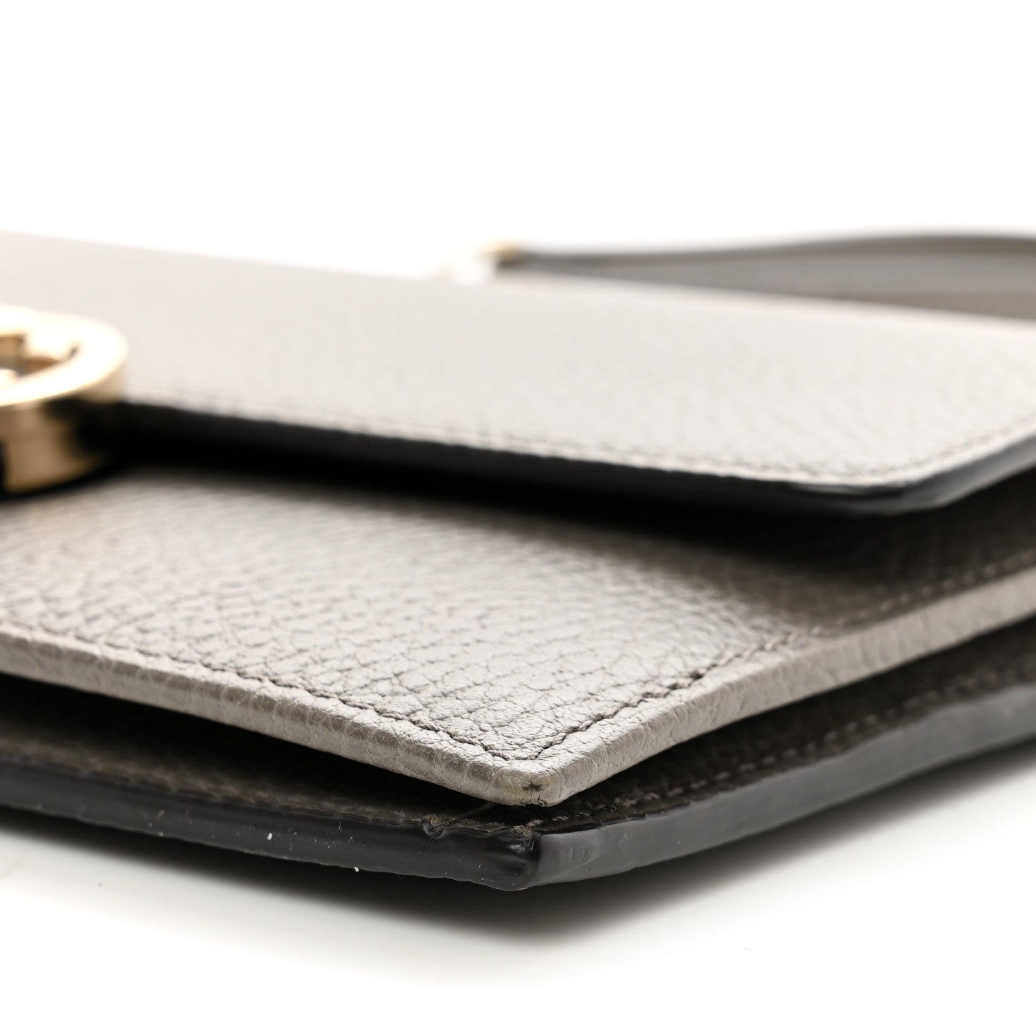 Gucci Dollar Calfskin Interlocking G Chain Wallet Loess 9 of 10
