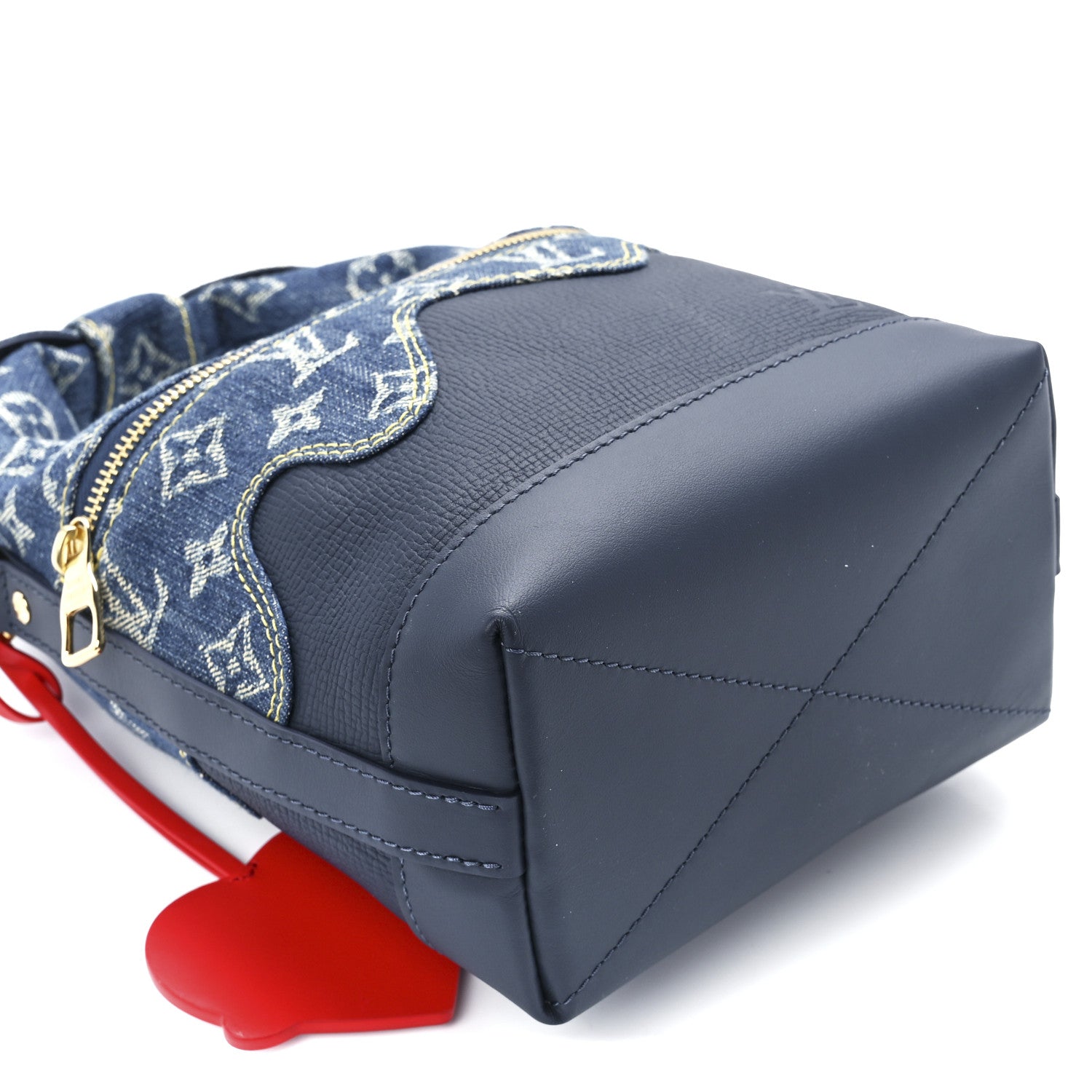 Louis Vuitton X NIGO Taurillon Monogram Denim Japanese Cruiser Blue 10 of 11