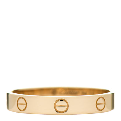 Cartier 18K Yellow Gold 3.5mm LOVE Wedding Band Ring 64 10.75 1 of 4