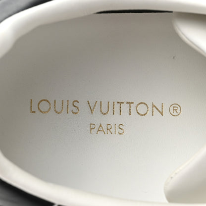 Louis Vuitton Calfskin Printed Time Out Trainer Sneakers 38 White 9 of 11