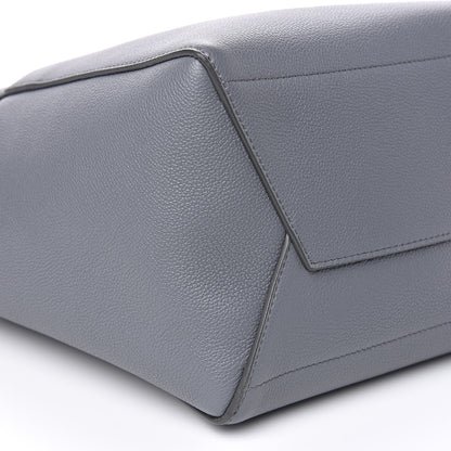 Celine Soft Grained Calfskin Sangle Bucket Bag Grey 7 of 8