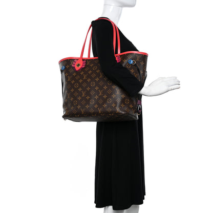 Louis Vuitton Monogram Totem Neo Neverfull MM Flamingo 2 of 11