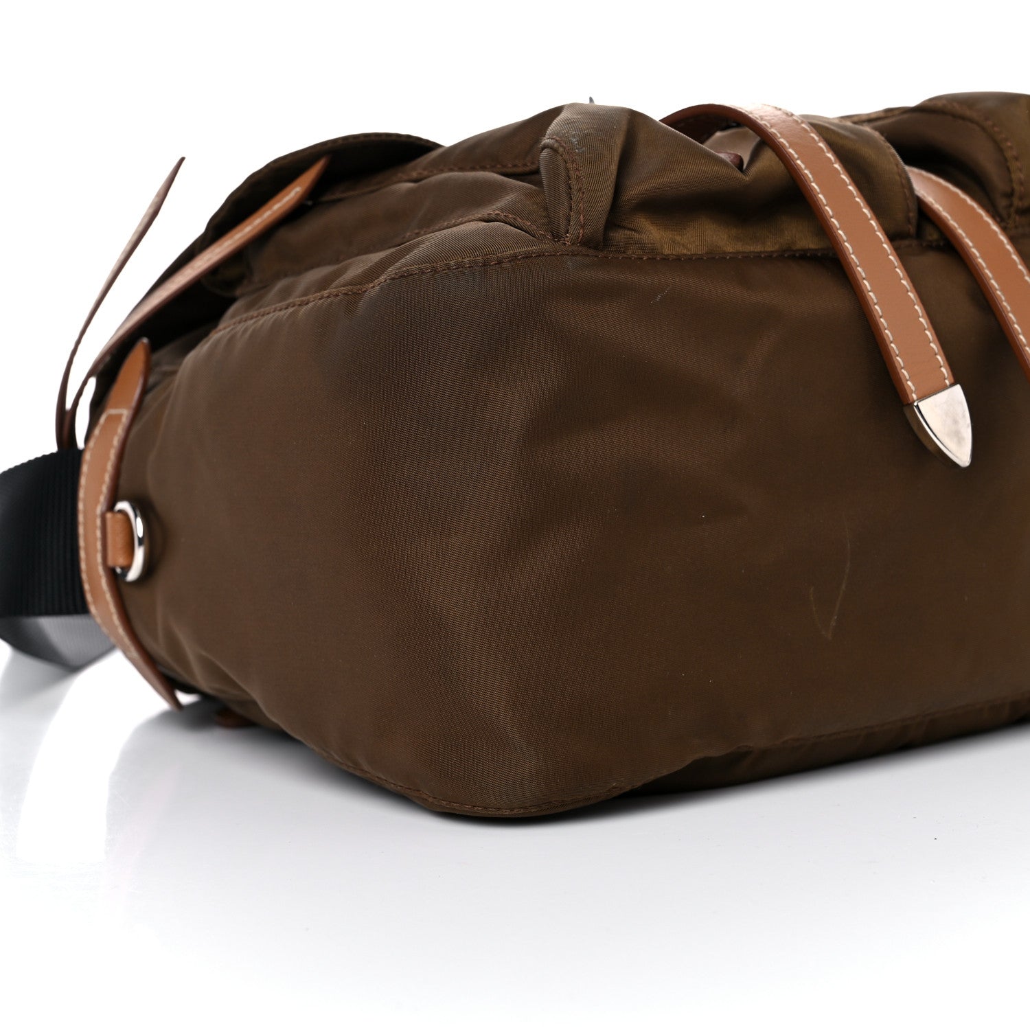 Prada Tessuto Nylon Messenger Bag Bruciato 7 of 12