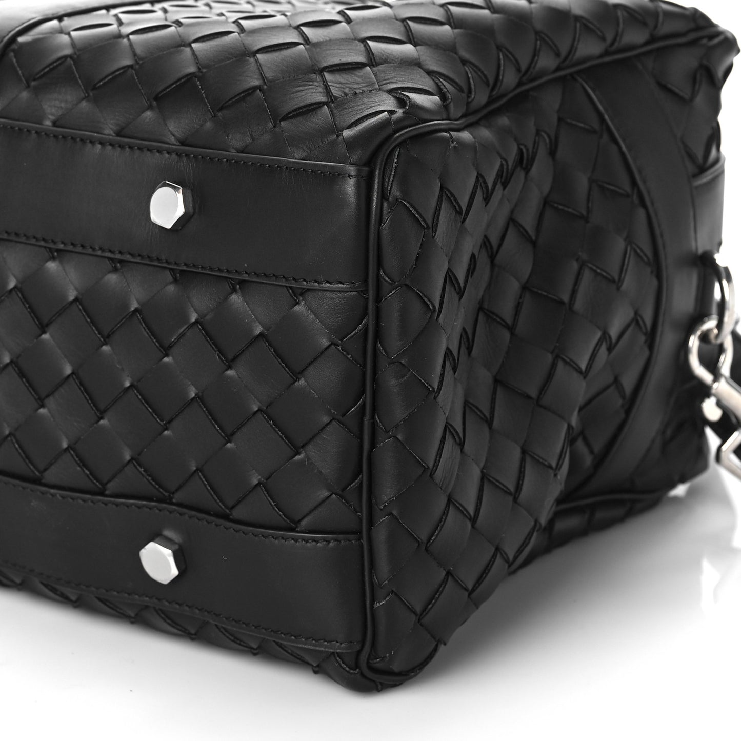 Nappa Intrecciato Duffle Bag Black