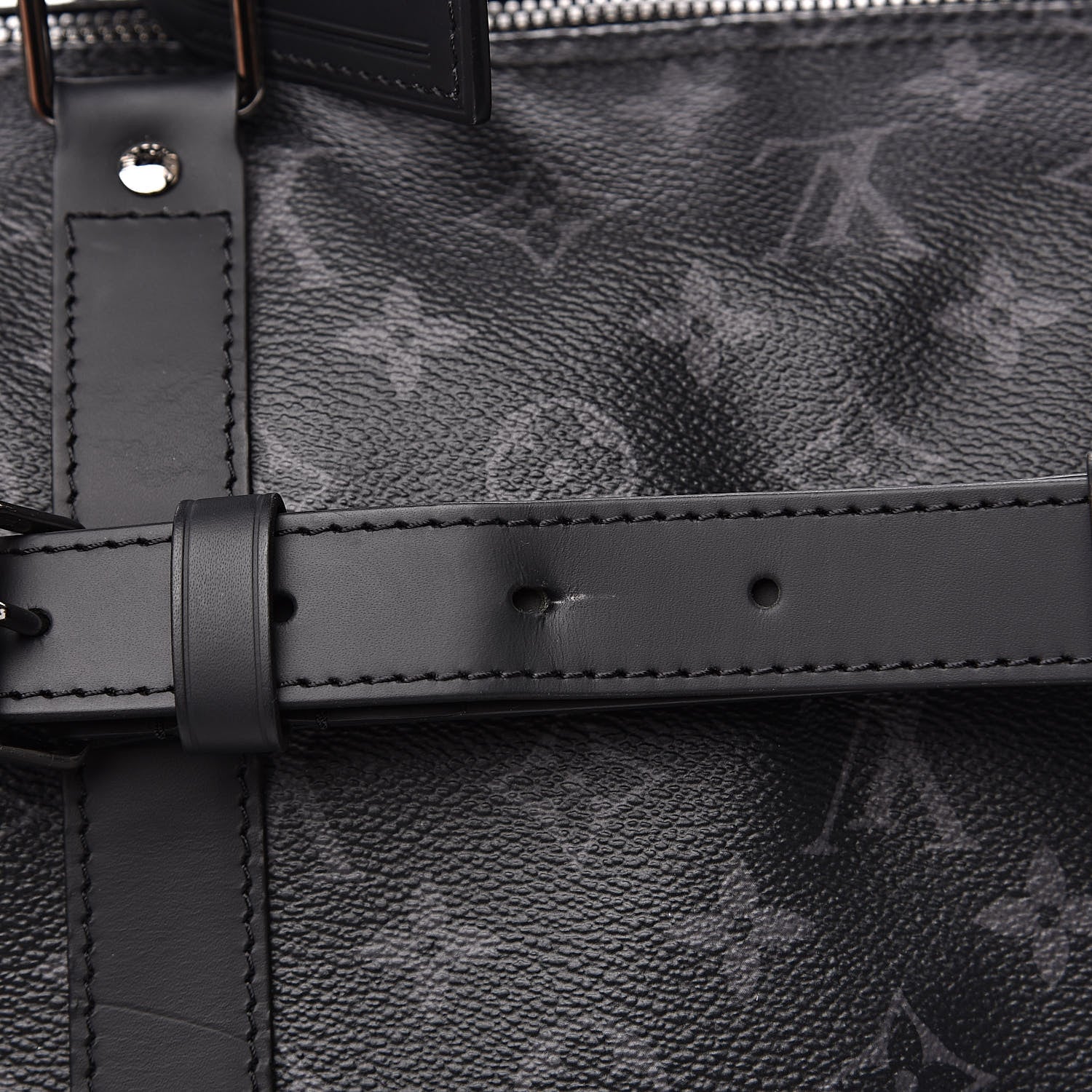 Louis Vuitton Monogram Eclipse Keepall Bandouliere 55 11 of 11