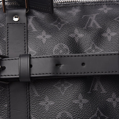 Louis Vuitton Monogram Eclipse Keepall Bandouliere 55 11 of 11