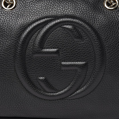 Gucci Pebbled Calfskin Medium Soho Bowler Black 10 of 10