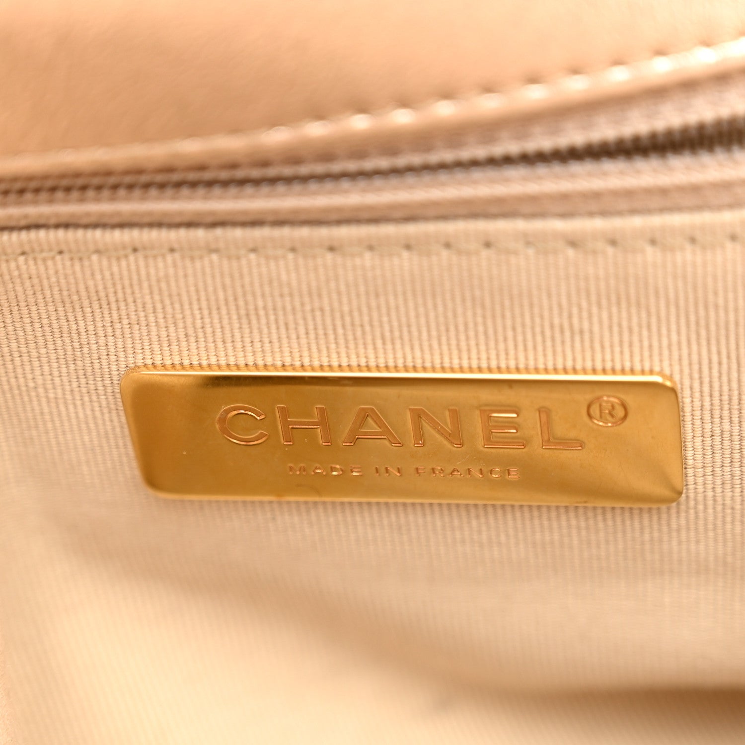 Chanel Metallic Lambskin Quilted Medium Chanel 19 Flap Gold 6 of 12