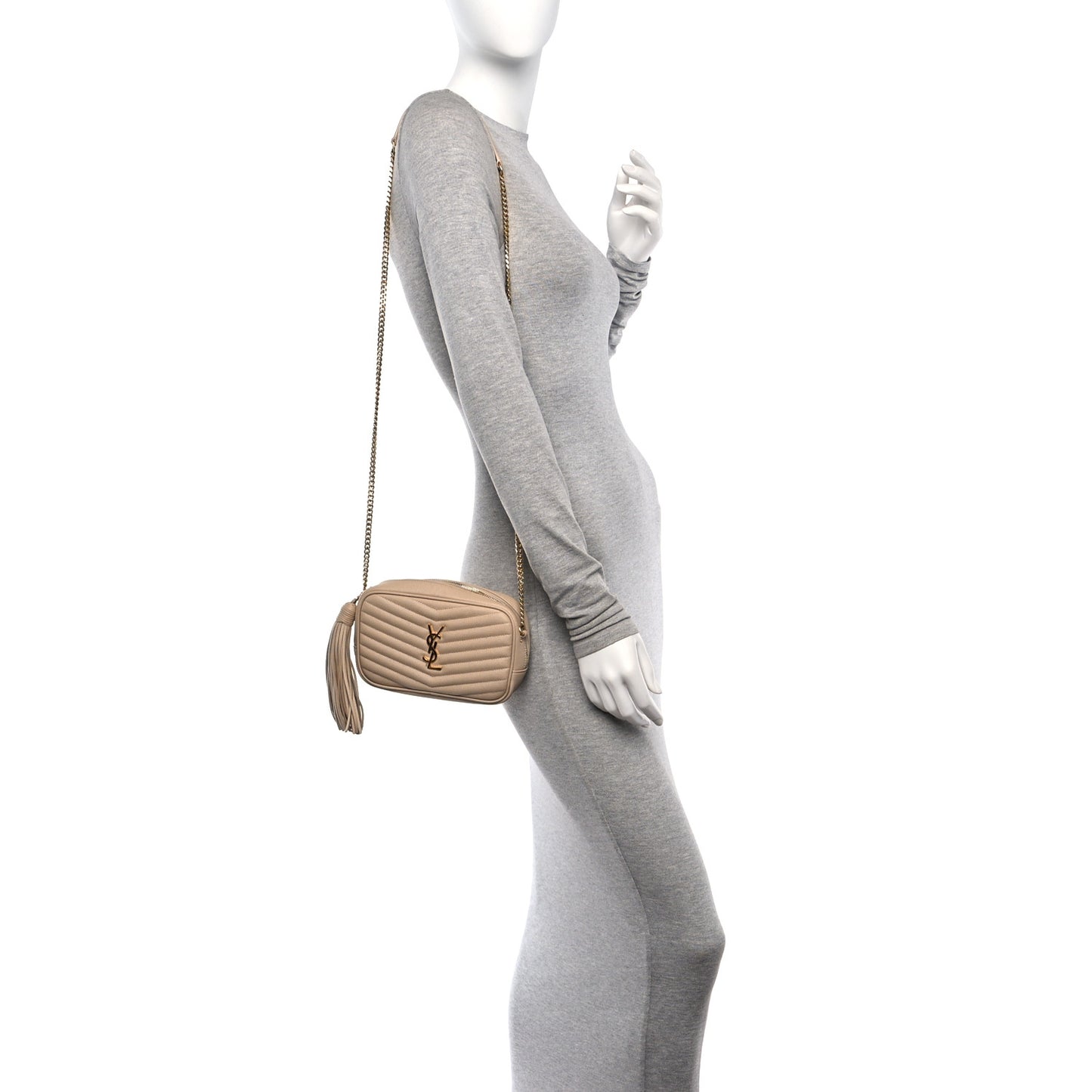 Grain De Poudre Matelasse Monogram Mini Lou Camera Bag New Powder