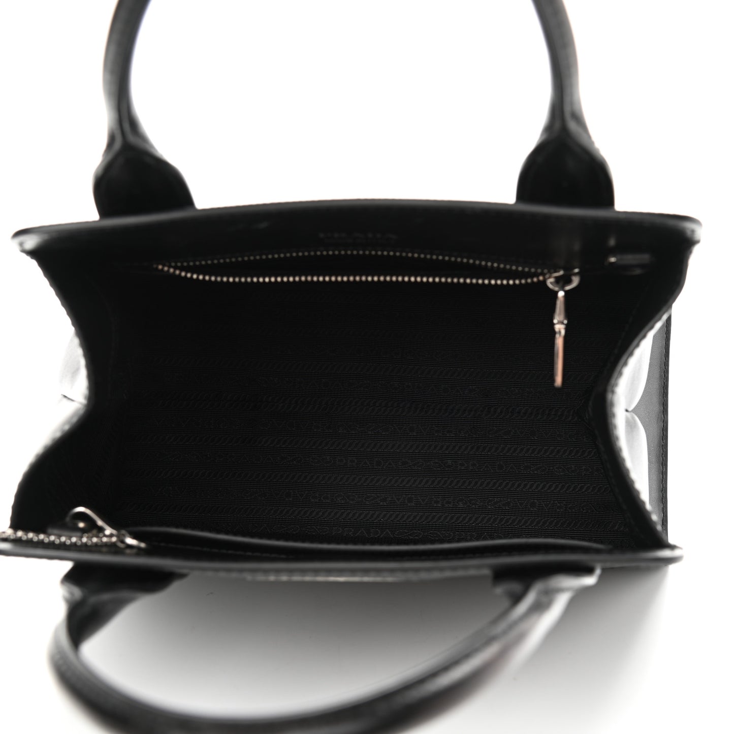 Saffiano Calfskin Top Handle Tote Black