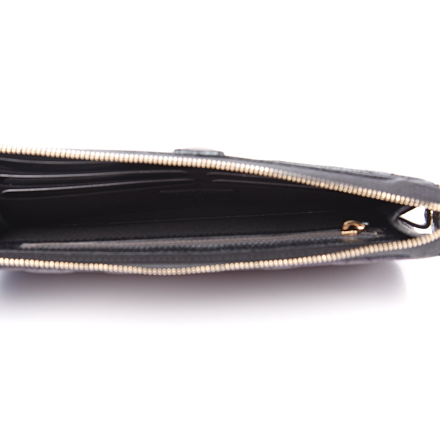 Chanel Iridescent Caviar Quilted Classic Pouch With Handle Black 4 of 7