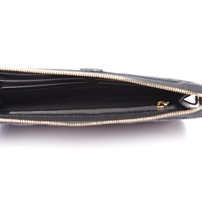 Chanel Iridescent Caviar Quilted Classic Pouch With Handle Black 4 of 7