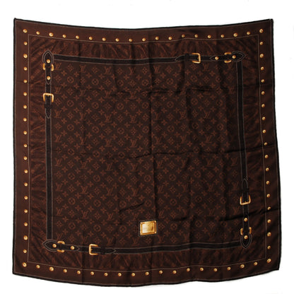 Louis Vuitton Silk Monogram New Denim Bandana Scarf Ebene 2 of 6