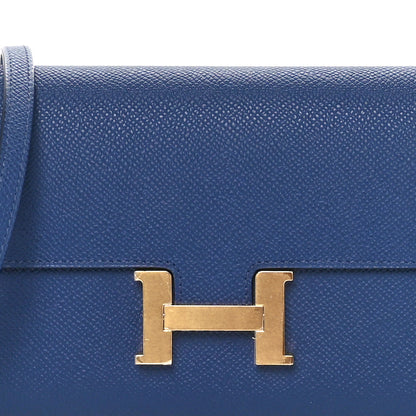 Hermes Epsom Constance Long To Go Wallet Bleu Saphir 5 of 9