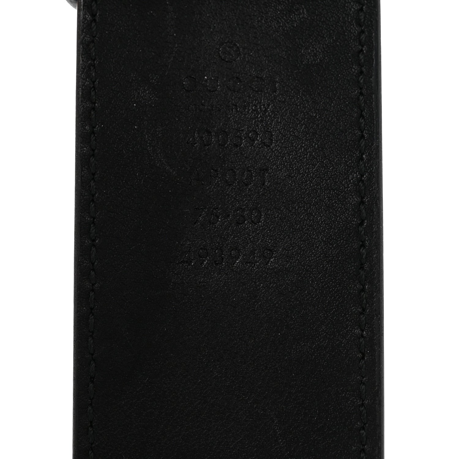 Gucci Calfskin Double G 40mm Belt 75 30 Black 5 of 8
