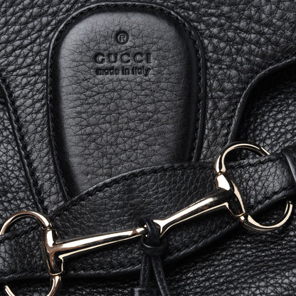 Gucci Calfskin Medium Emily Shoulder Bag Black 16 of 16