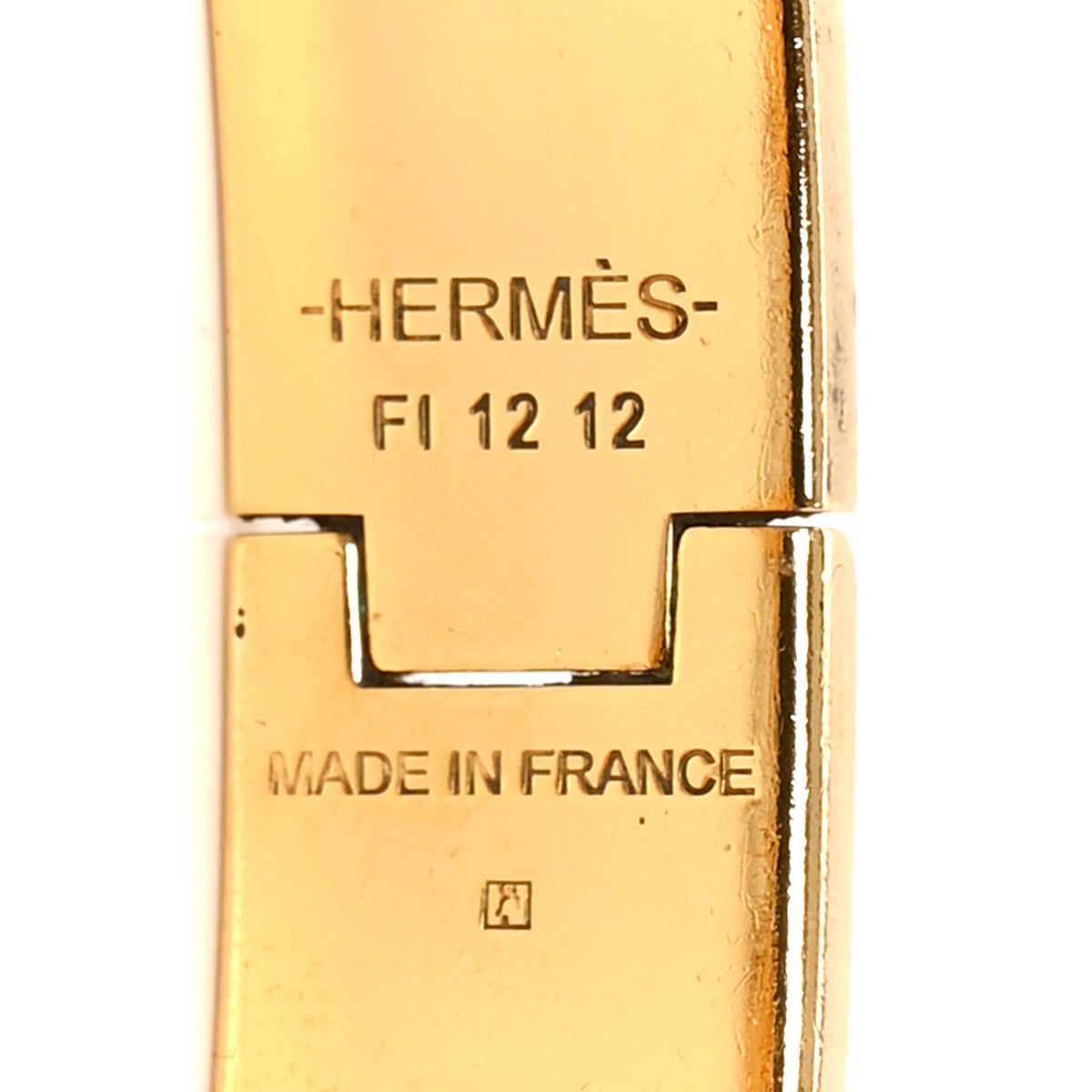 Hermes Matte Enamel Narrow Clic Clac HH Bracelet T4 Black 4 of 4