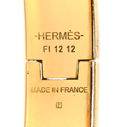 Hermes Matte Enamel Narrow Clic Clac HH Bracelet T4 Black 4 of 4