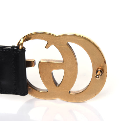 Gucci Calfskin Double G 40mm Belt 80 32 Black 4 of 7