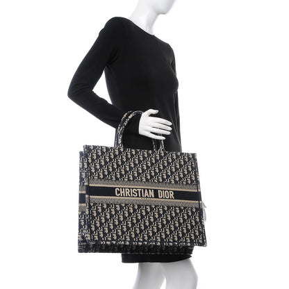 Christian Dior Oblique Book Tote Blue Multicolor 2 of 7