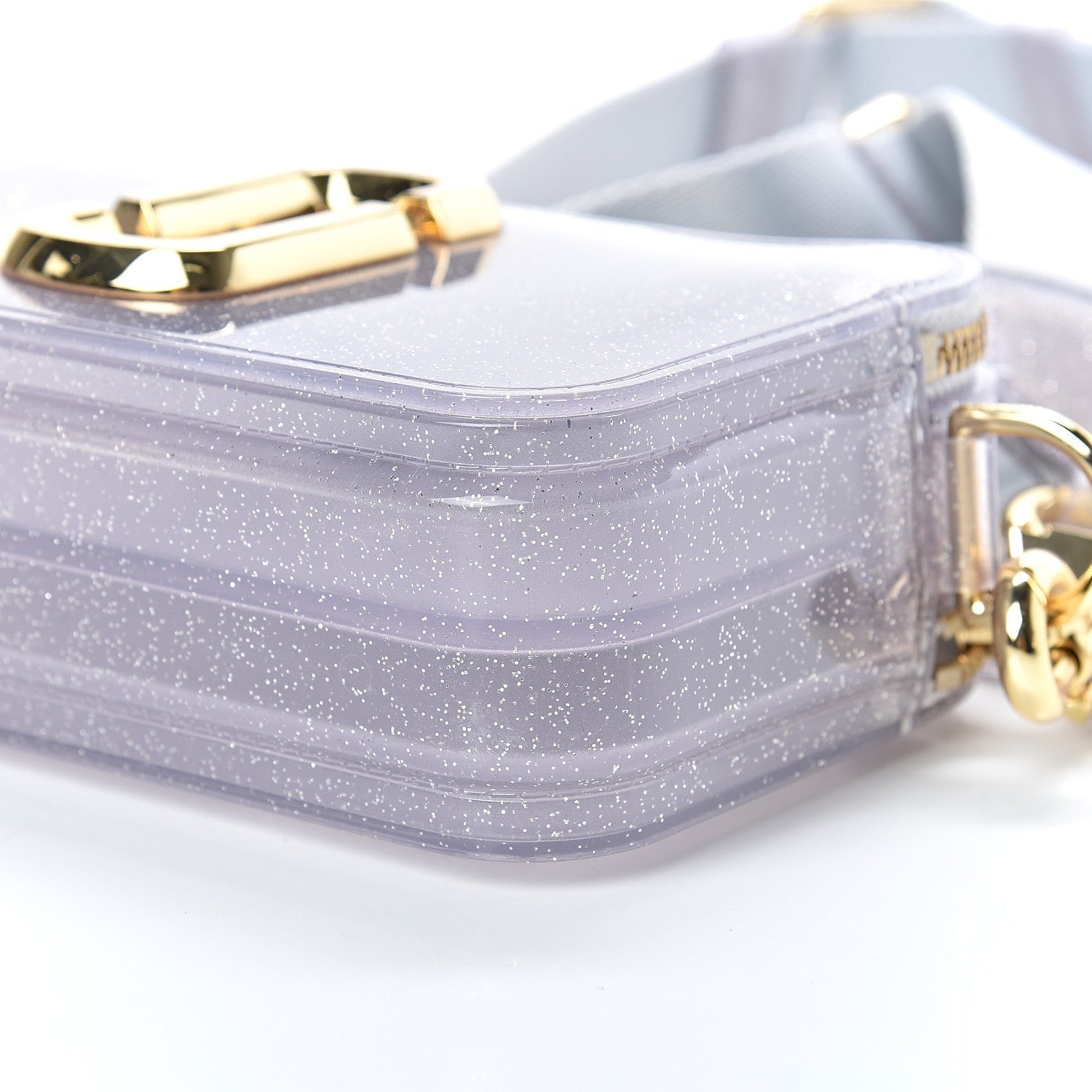 Marc Jacobs Jelly Glitter Small Snapshot Camera Bag Silver Multi 13 of 13