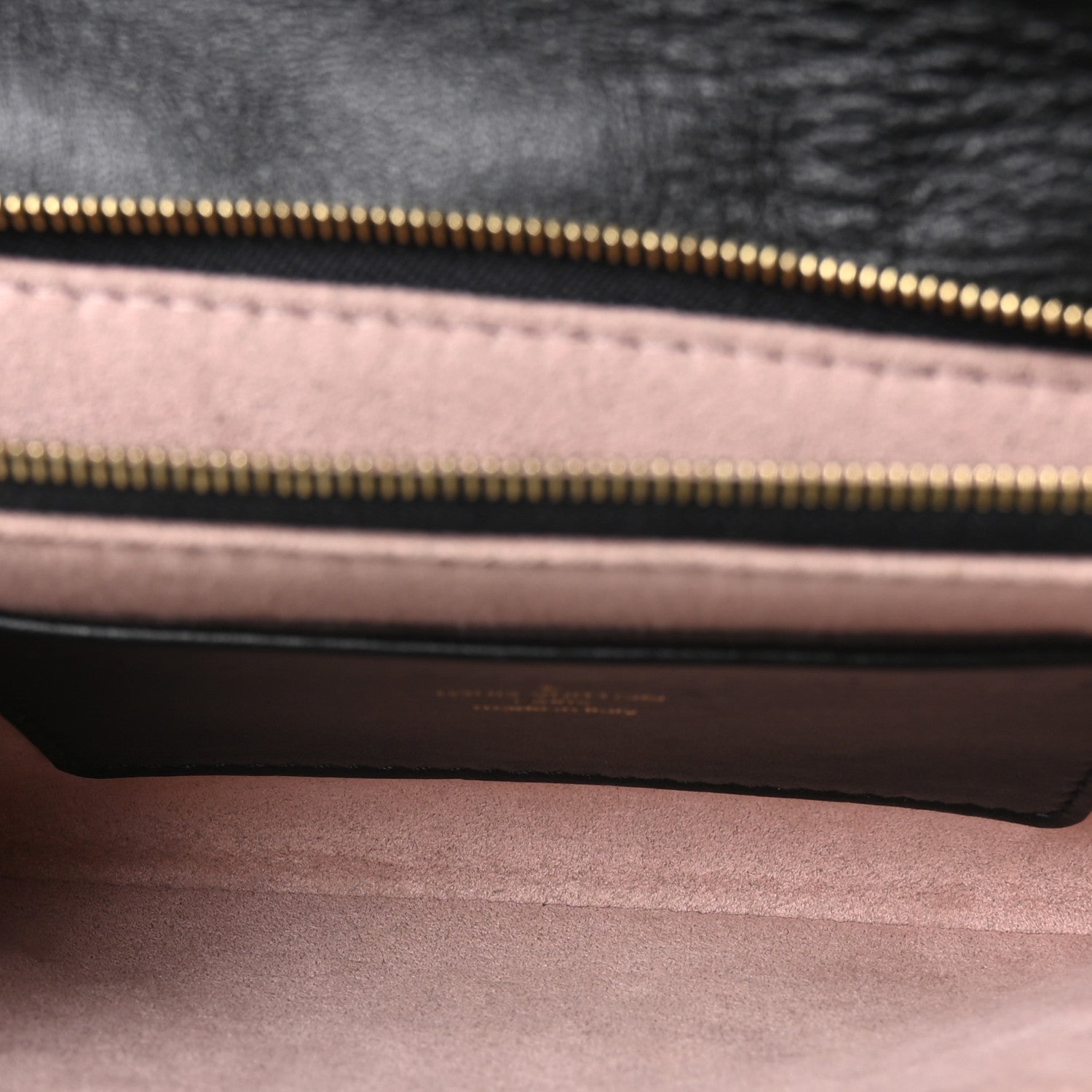 Louis Vuitton Lambskin Embossed Monogram Pochette Coussin Black 5 of 9