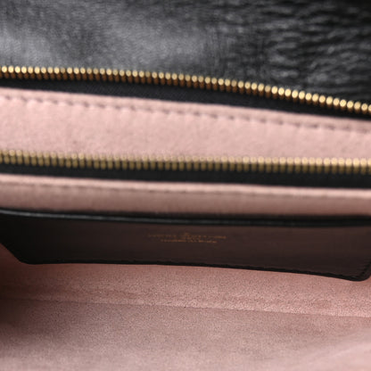 Louis Vuitton Lambskin Embossed Monogram Pochette Coussin Black 5 of 9