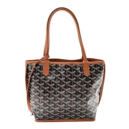Goyard Goyardine Reversible Mini Anjou Black Gold 1 of 16