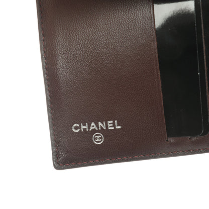 Chanel Lambskin Quilted Compact French Flap Wallet Black 6 of 9