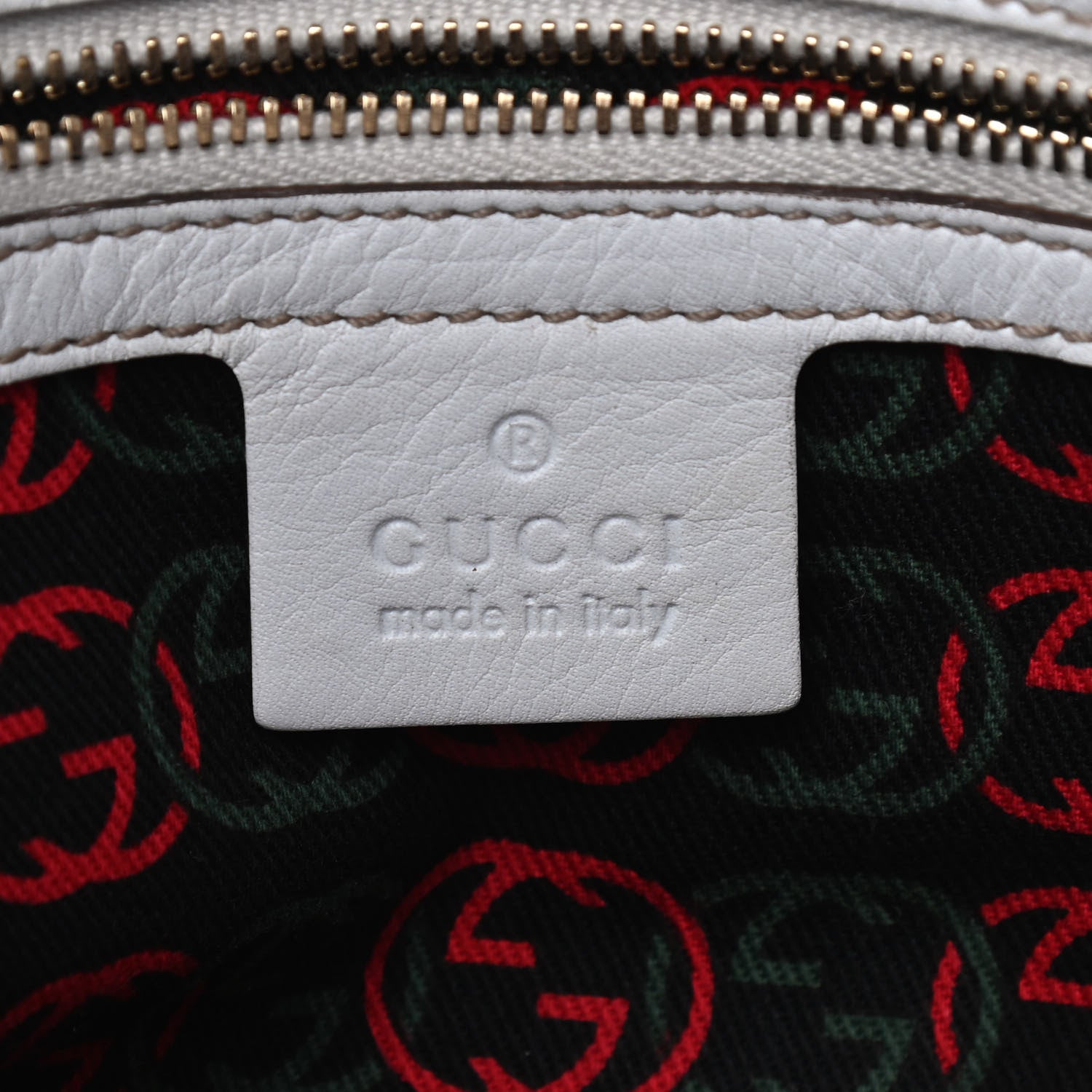 Gucci Calfskin Medium Britt Tote Off White 10 of 14