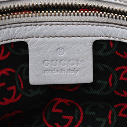 Gucci Calfskin Medium Britt Tote Off White 10 of 14